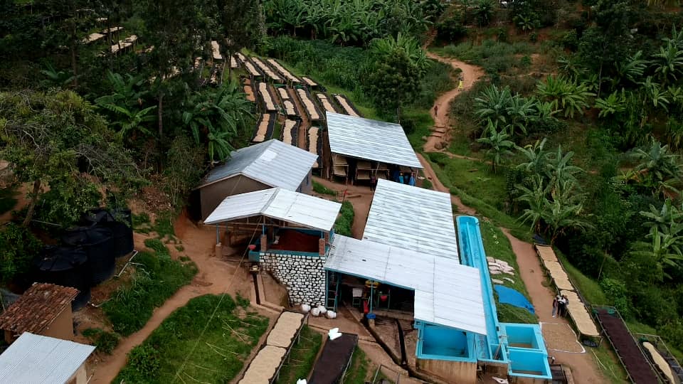 Estación de lavado Fugi en Ruanda